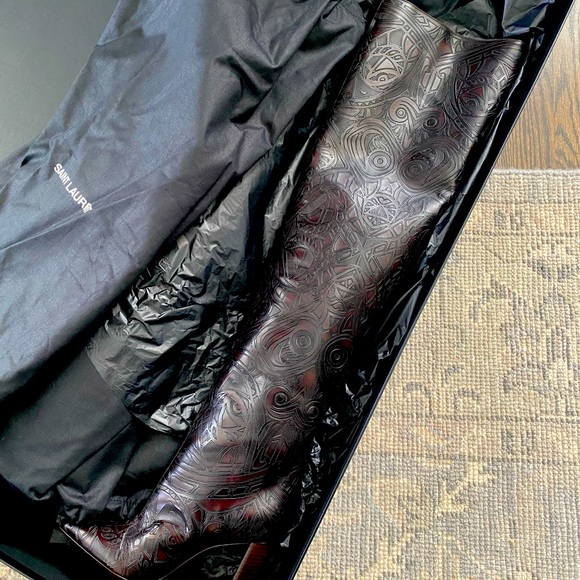 Saint Laurent Tanger Design Over the Knee Boots - Picture 7 of 9